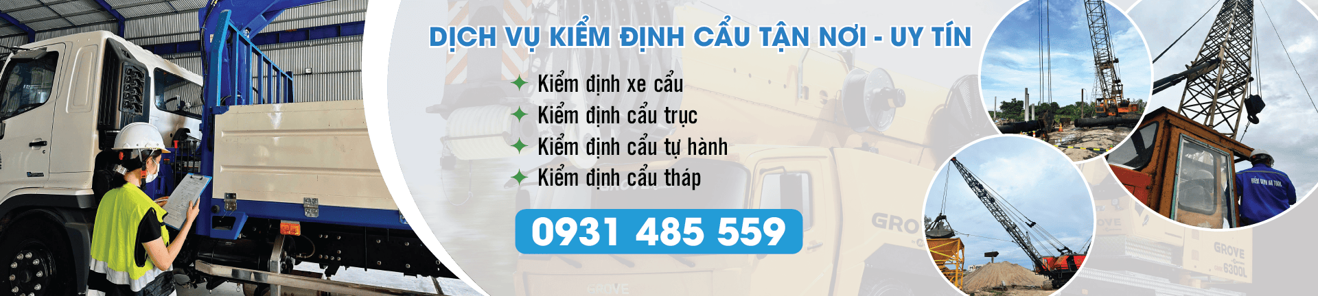 Dịch vụ kiểm định cẩu