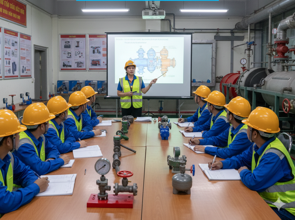 Lớp huấn luyện an toàn lao động về vận hành thiết bị áp lực và máy nén khí